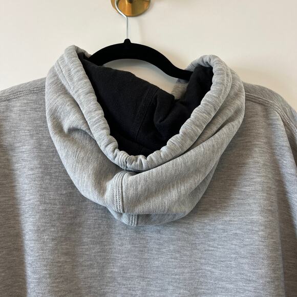 Champion Grey Monochromatic Fleece Lined Hoodie Sweatshirt Mens Large * - Picture 10 of 15